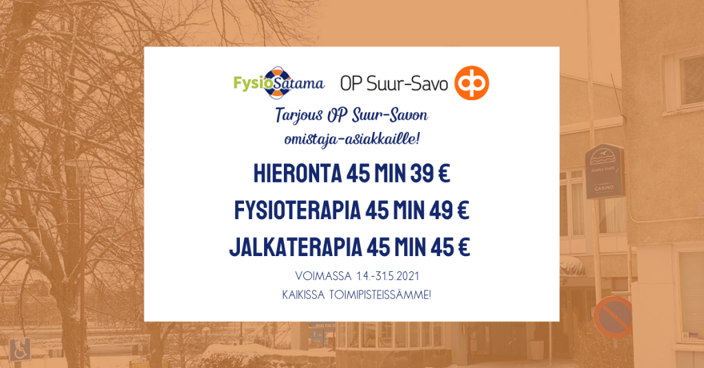 Tarjous OP Suur-Savon omistaja-asiakkaille