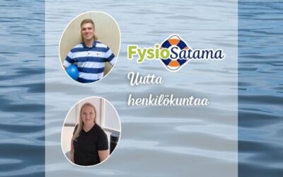 Fysioterapeutti Teemu Suomalainen ja OMT-fysioterapeutti Jaana Seppänen töihin FysioSatamaan