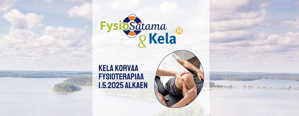 Asiakas voi saada 1.5.2025 alkaen Kelakorvausta fysioterapiasta