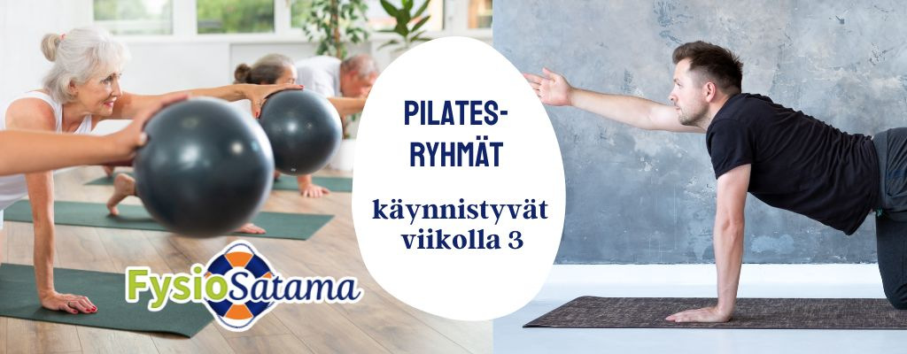 Pilatesryhmät käynnistyvät FysioSatamassa viikolla 3.